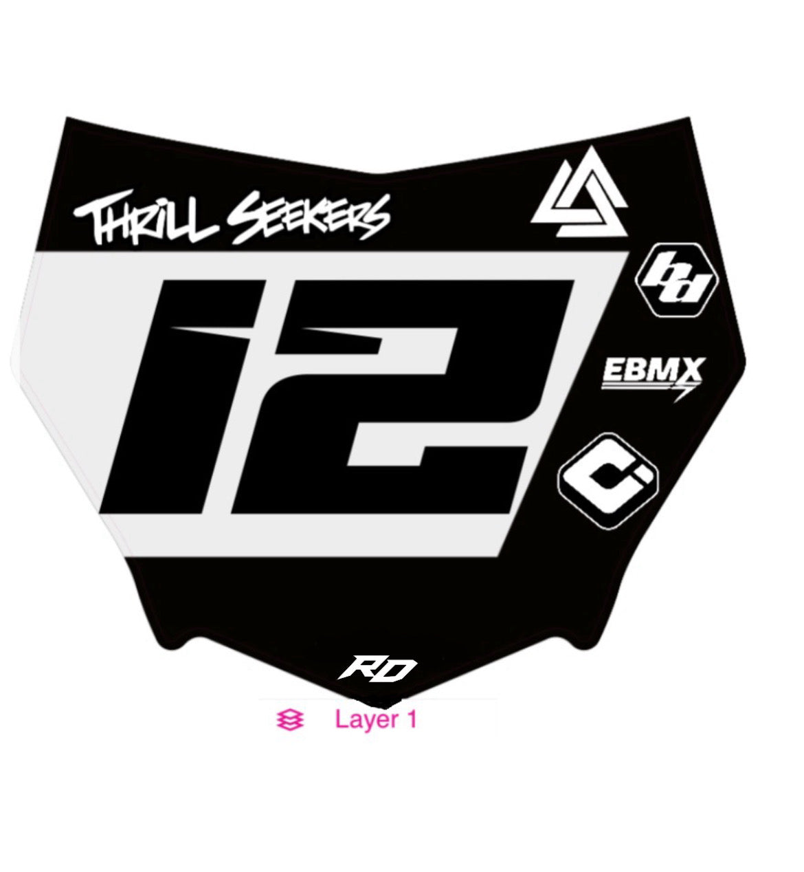 Decal for motocutz